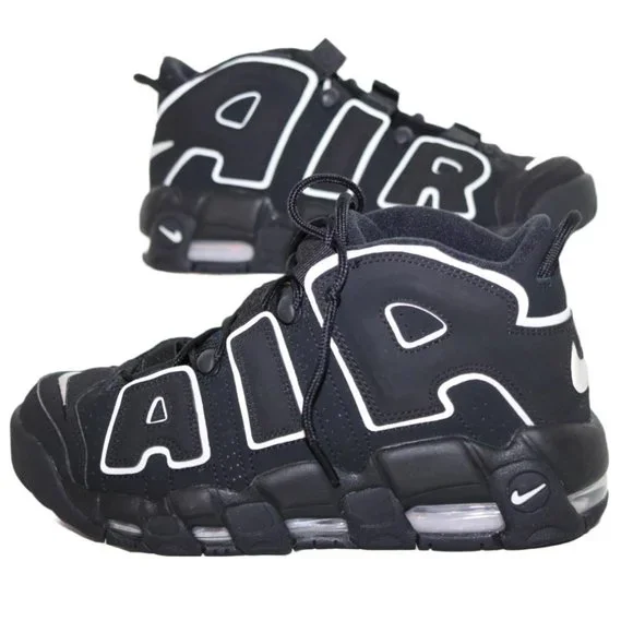 Nike | Shoes | Nike Air More Uptempo Black White 220 | Poshmark